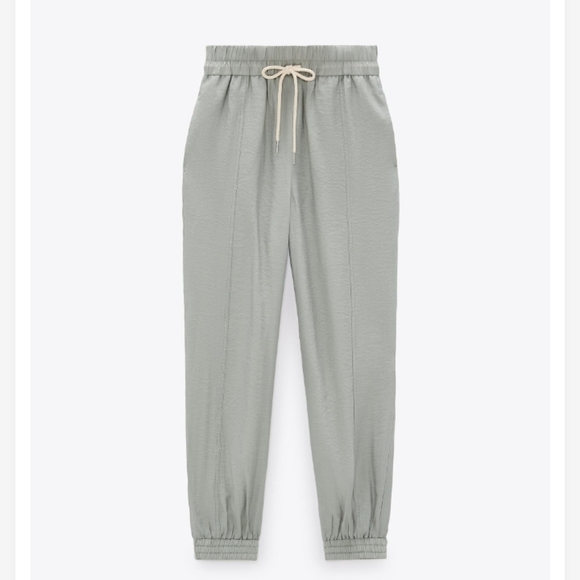ZARA Rustic light khaki joggers - Picture 10 of 12